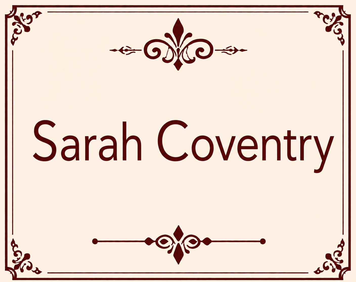 Sarah Coventry