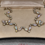 Jay Kel Original Aurora Crystal Floral Statement Necklace